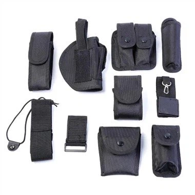 Tactische veiligheidsriem van nylon met holsters