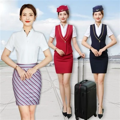 2024 Stewardess Uniform Vrouwelijk